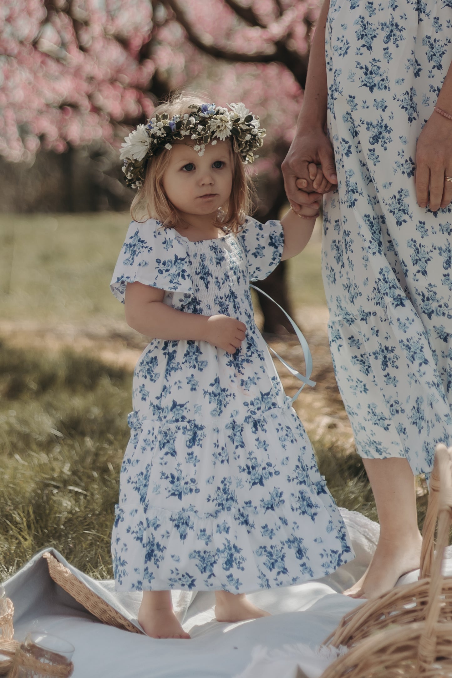 Mother & Me Shirred Tiered Dresses